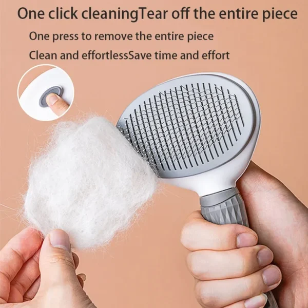Pet Dog Hair Brush Cat Comb Pet Hair Remover Brush for Dogs Cats Puppy Kitten Grooming Tools Dogs Accessories Pet Supplies - Image 2