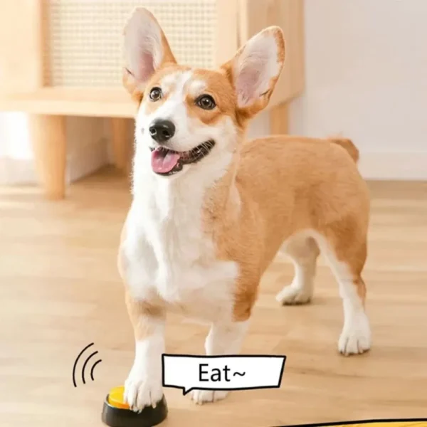 Botones de comunicación para perros, botón de grabación de voz para entrenamiento de mascotas, zumbador, 30 segundos de reproducción de registros, regalo divertido para hablar, 8 Uds. - Image 3